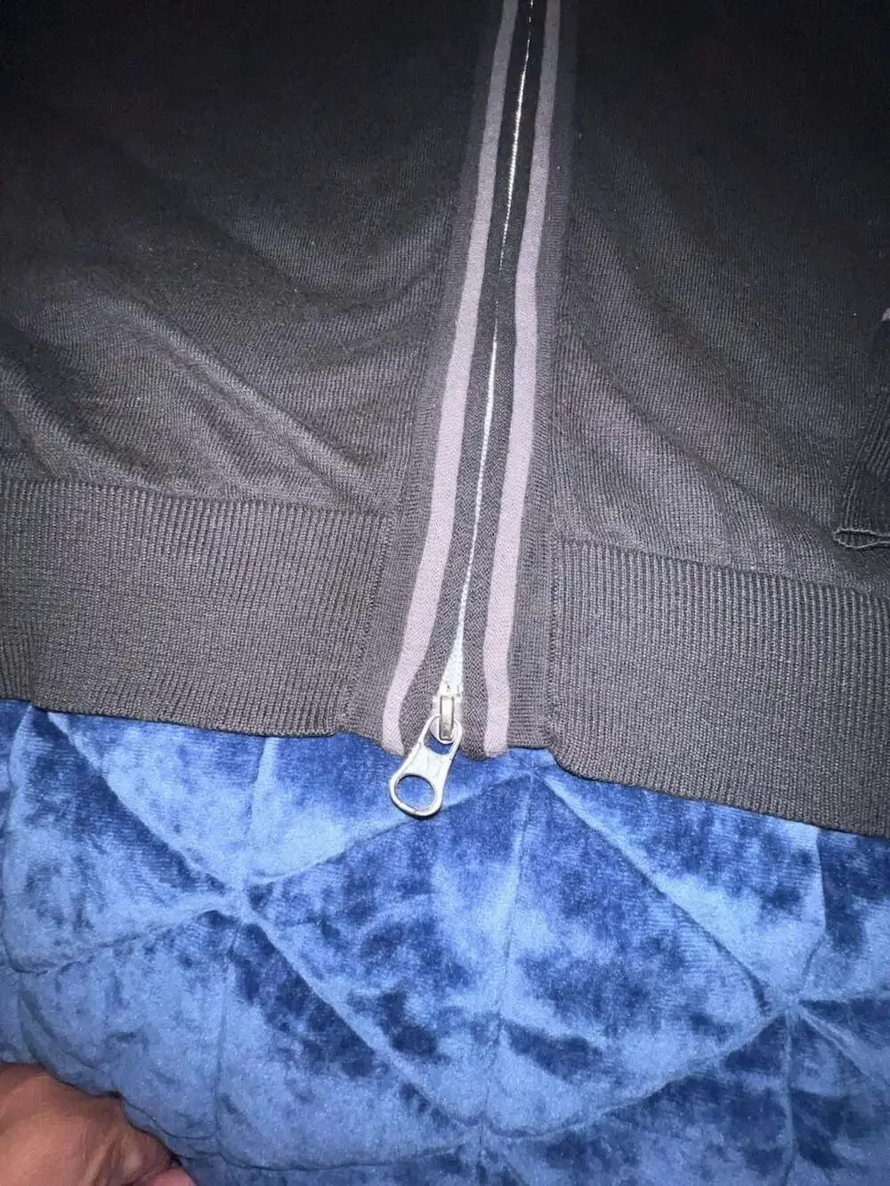 Armani Jeans Men's Full-Zip Knit Mock Neck Jacket